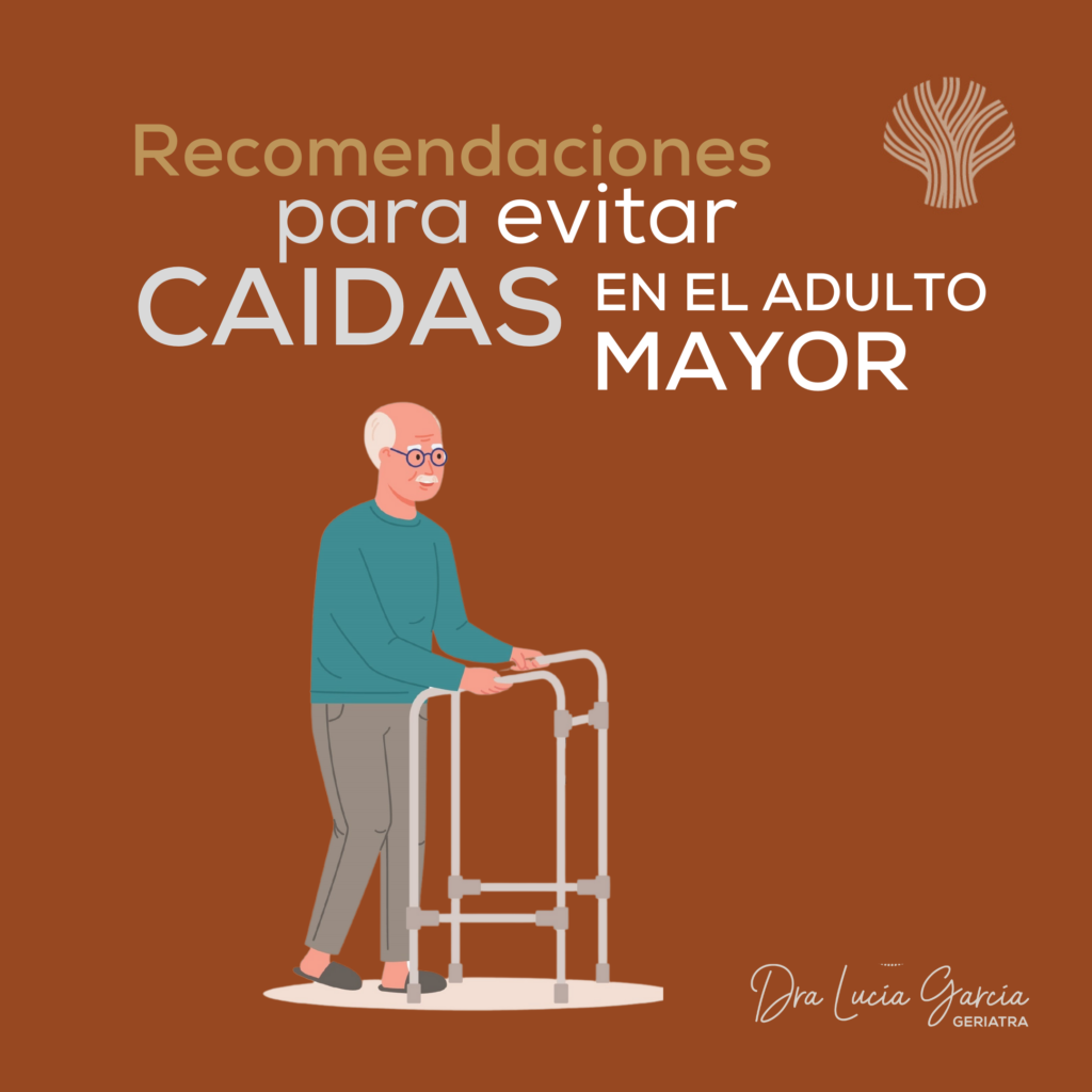 Recomendaciones para evitar caidas en el adulto mayor